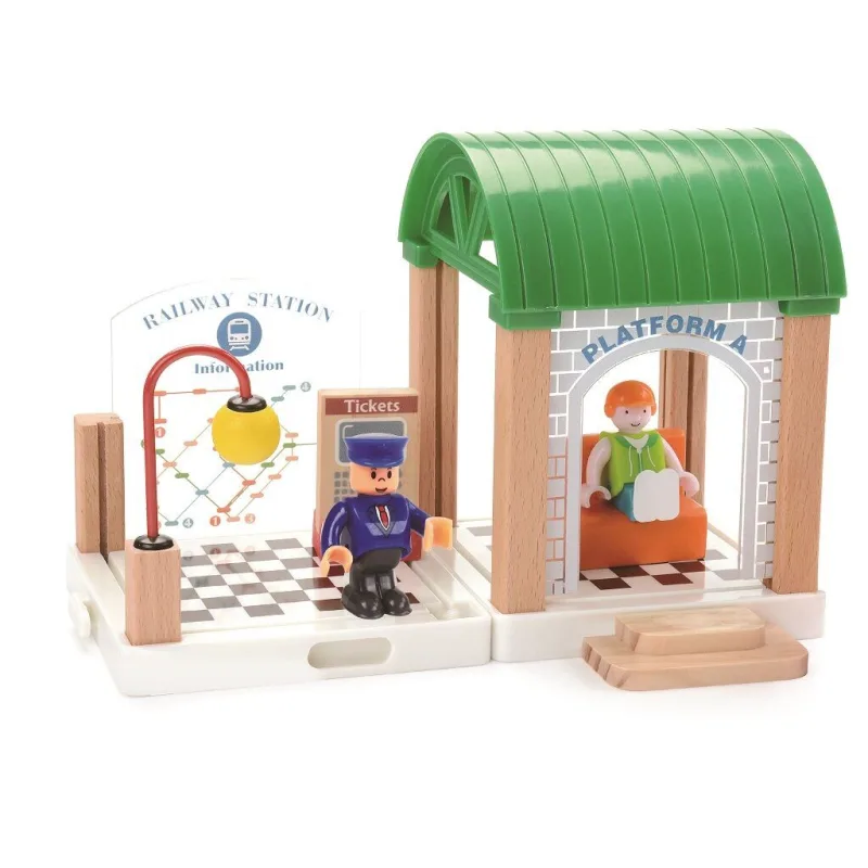 2Kids Toys Vláčikodráha Mesto a Dedina 200 dielov