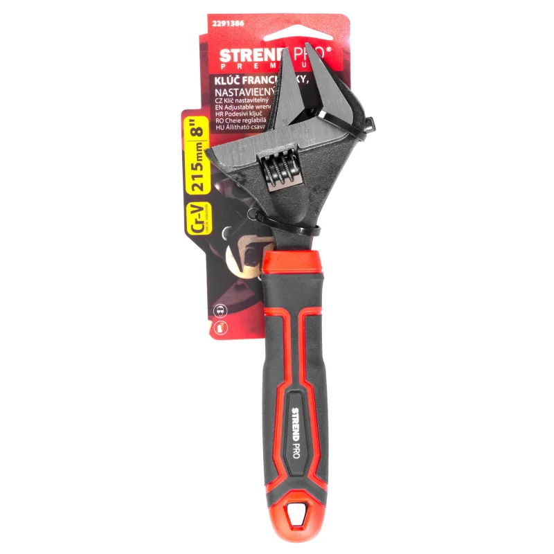 Francúzsky kľúč Strend Pro Premium DL26001, 215 mm, nastaviteľný