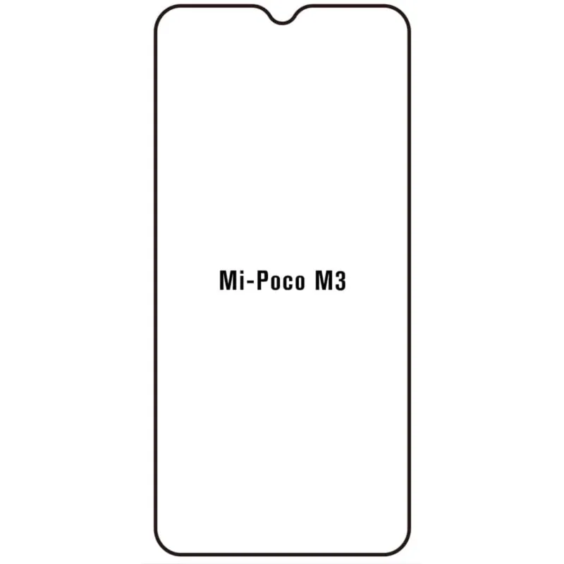 Ochranná fólia Sunshine Hydrogel pre Xiaomi Poco M3 Variant:: predná čirá
