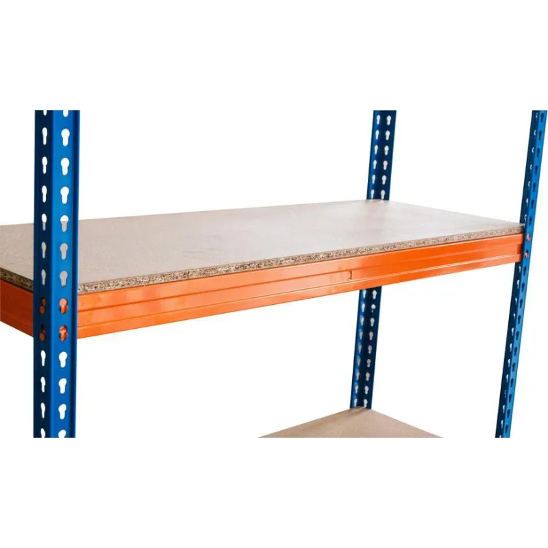 Regál Racks RAT60 HD – kovový, 4 police, 180x180x60 cm, 600 kg/polica