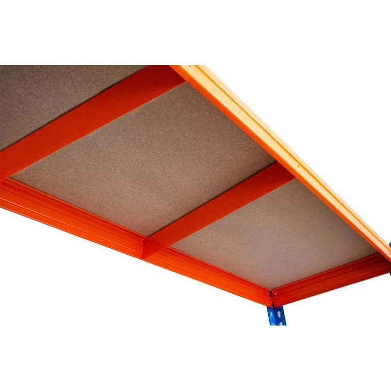 Regál Racks RAT60 HD – kovový, 4 police, 180x180x60 cm, 600 kg/polica