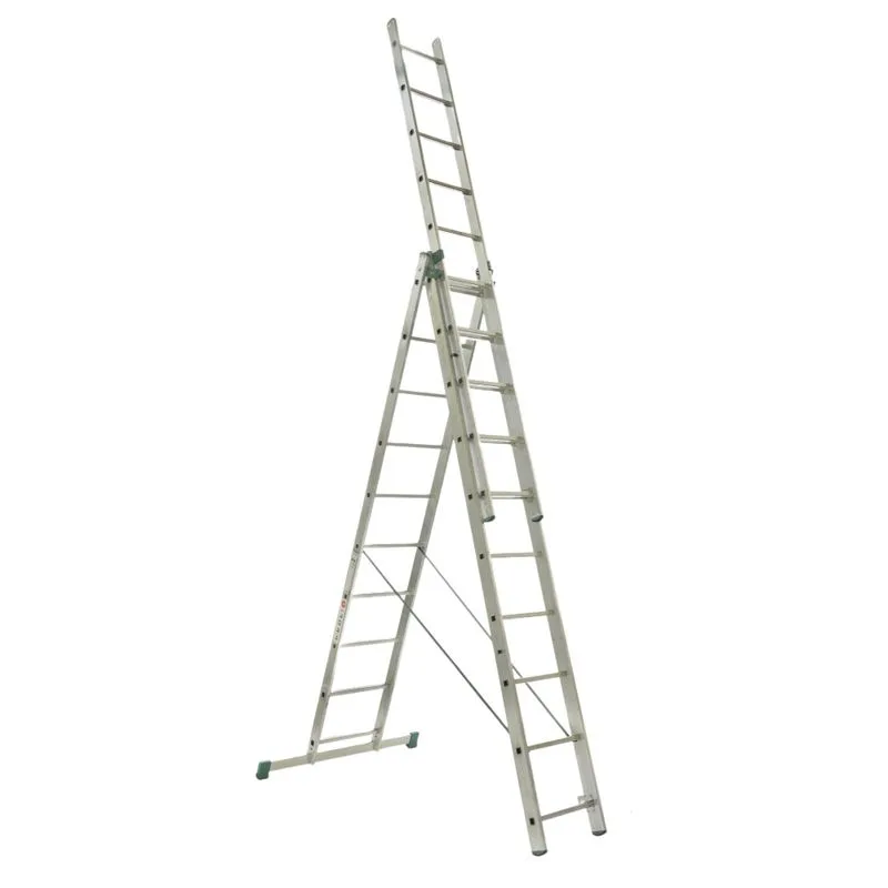 Rebrík ALVE EUROSTYL PROFI 7610, 3x10 priečok, univerzálny, 150 kg