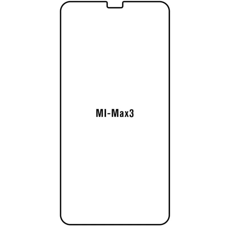 Ochranná fólia Sunshine Hydrogel pre Xiaomi Mi Max 3 Variant:: zadná čirá