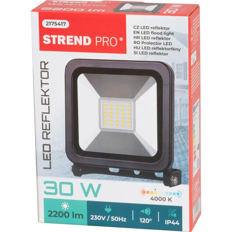 Reflektor Strend Pro Floodlight LED AG, 30 W, 2200 lm, IP44