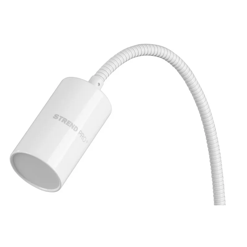 Lampa Strend Pro, stolná, s klipsou na uchytenie, Alu, biela, 41 cm