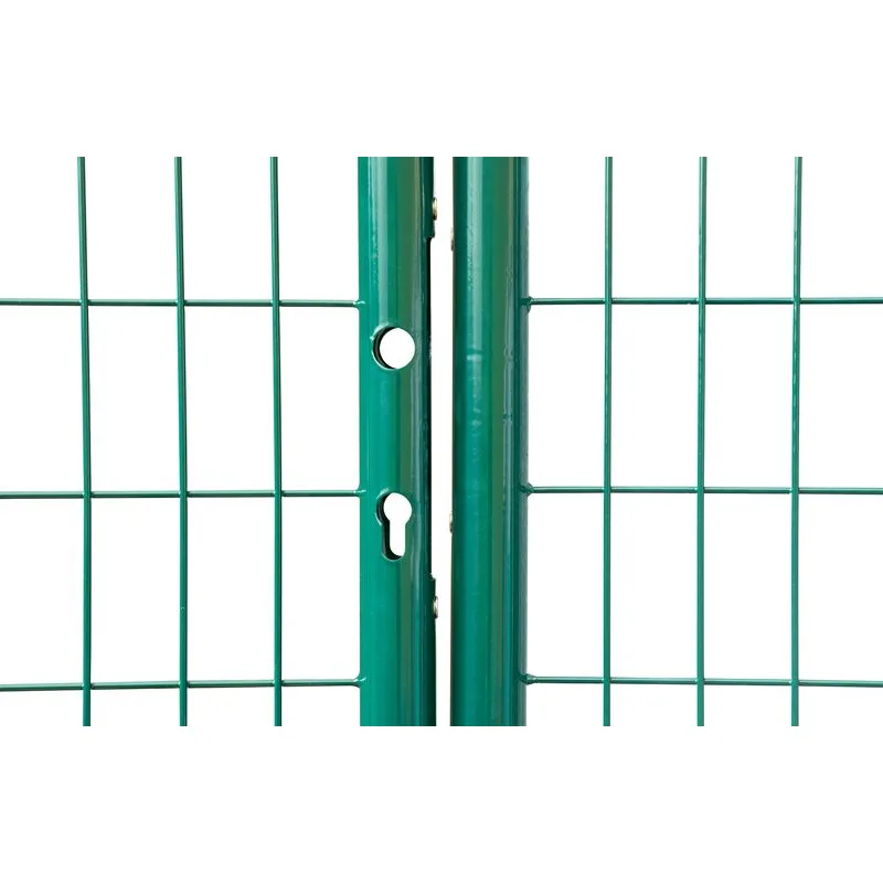 Brána 3580/1450/100x50 mm – dvojkrídlová záhradná brána, zelená