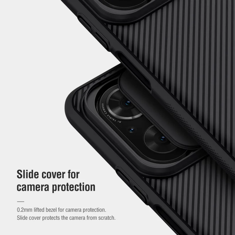 Nillkin CamShield Zadný Kryt pre Huawei Nova 9 SE Black