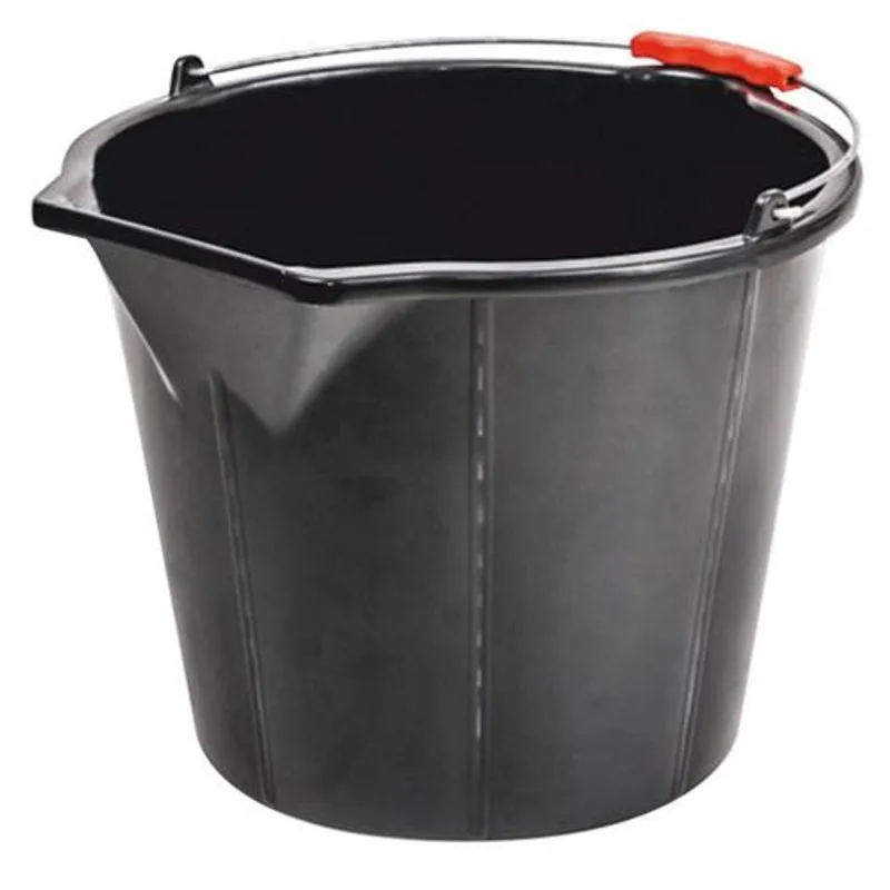 Stavebné vedro s výlevkou ReCycled STRONG 15 l, extra silné, plastové