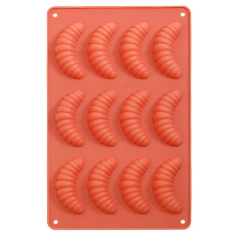 Silikónová forma na vanilkové rožky MagicHome – 12 ks, 27,3x17 cm