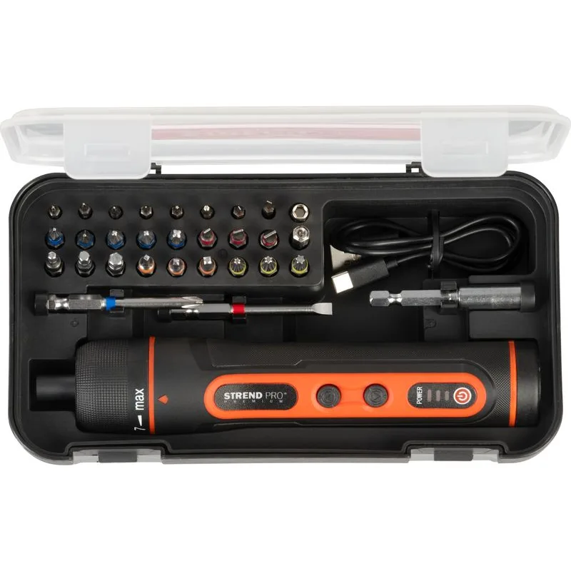 Skrutkovač Strend Pro P09E2151 3.6V, nabíjateľný, sada v púzdre