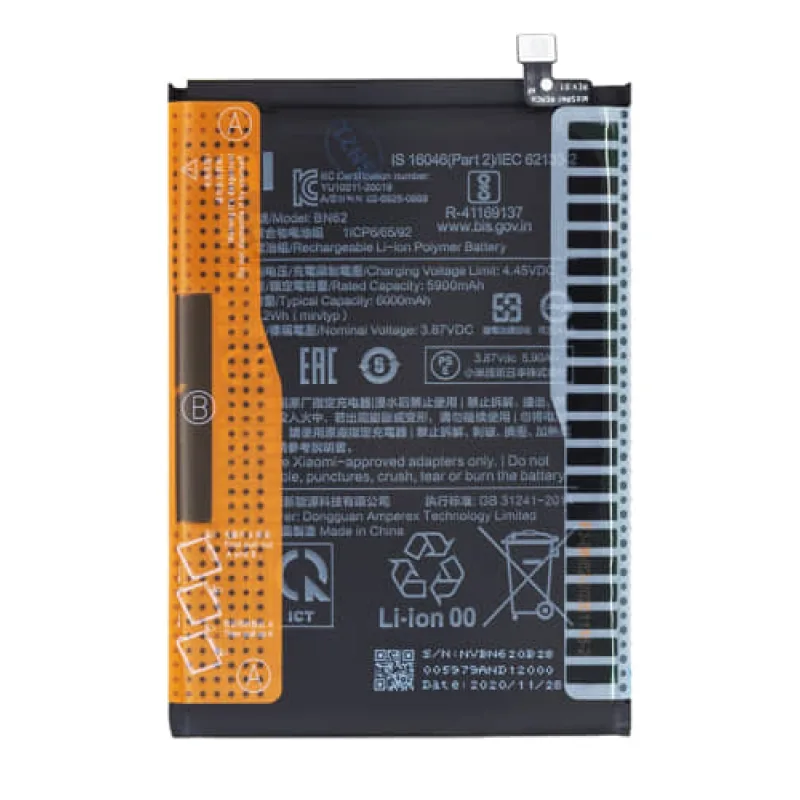Bateria Xiaomi Redmi 9T - BN62 Variant:: OEM