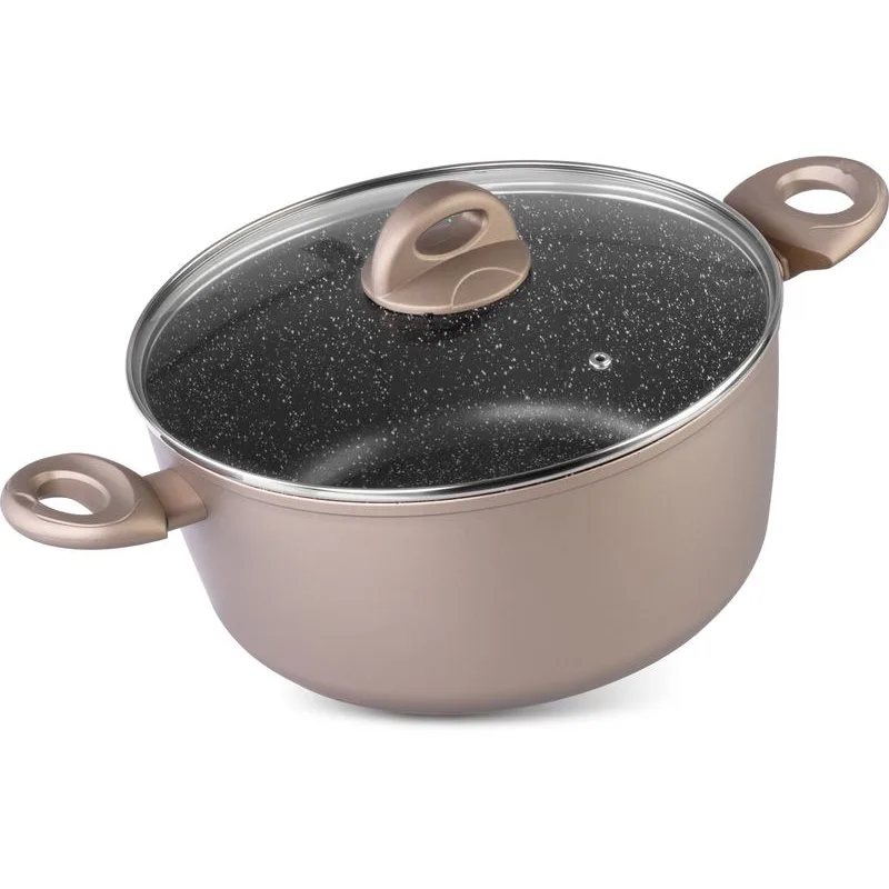Hrniec MagicHome Coffee Brown Line, 28 cm, 5,9 l, s pokrievkou
