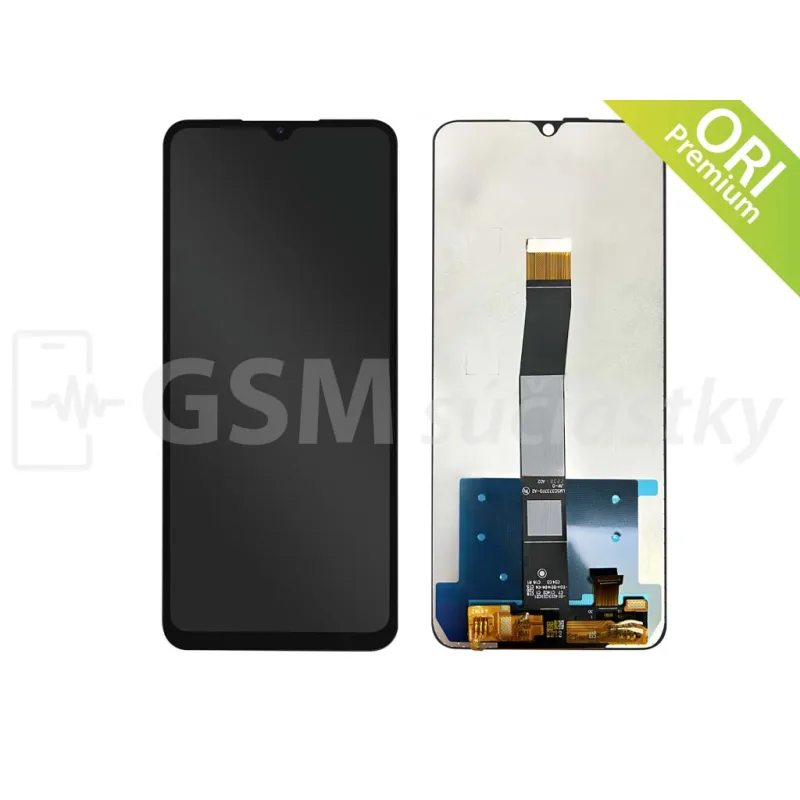 LCD displej + Dotykové sklo Xiaomi Redmi 10C Farba: Čierna + rám