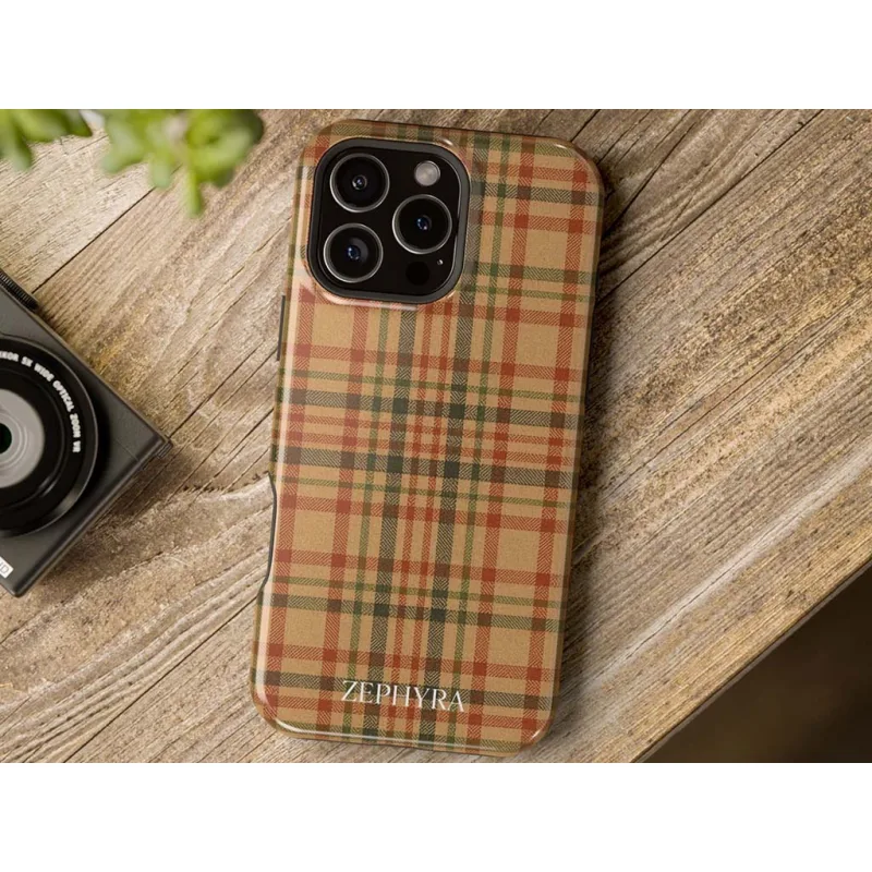 ZEPHYRA Desert Check - iPhone 16 Pro Max Kryt