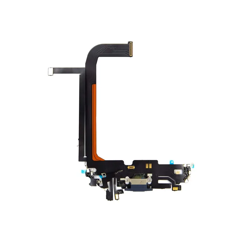Flex kábel nabíjania iPhone 13 Pro Max - nabíjací konektor, mikrofón Farba: Zlatá