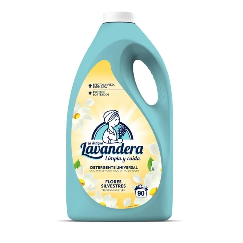 Prací gél Lavandera, divoké kvety, 4500 ml, 90 pracích dávok