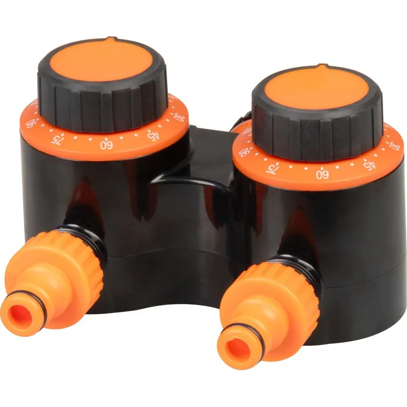 Časovač Strend Pro Garden, 2-cestný rozbočovač, mechanický