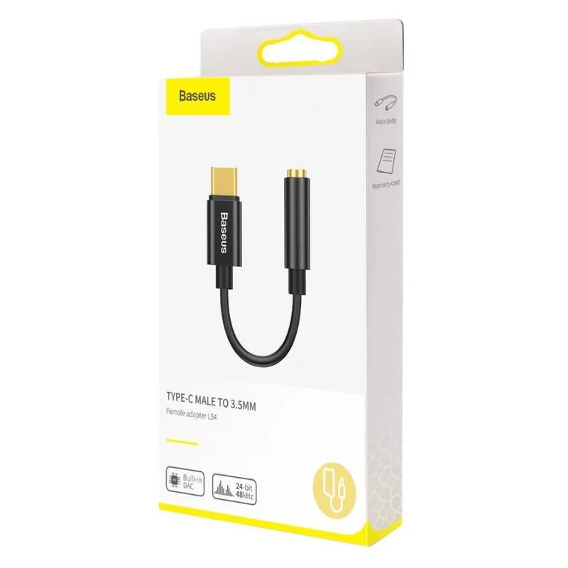 Adaptér Baseus CATL54-01 TYP-C na 3.5 jack