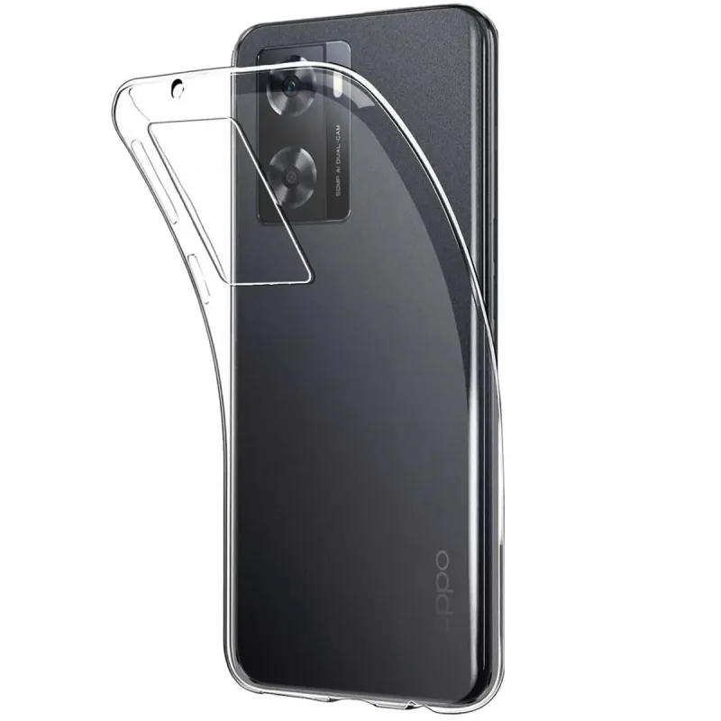 Transparentné Puzdro priesvitné silikónové Oppo A38 Farba: Priesvitné 6820