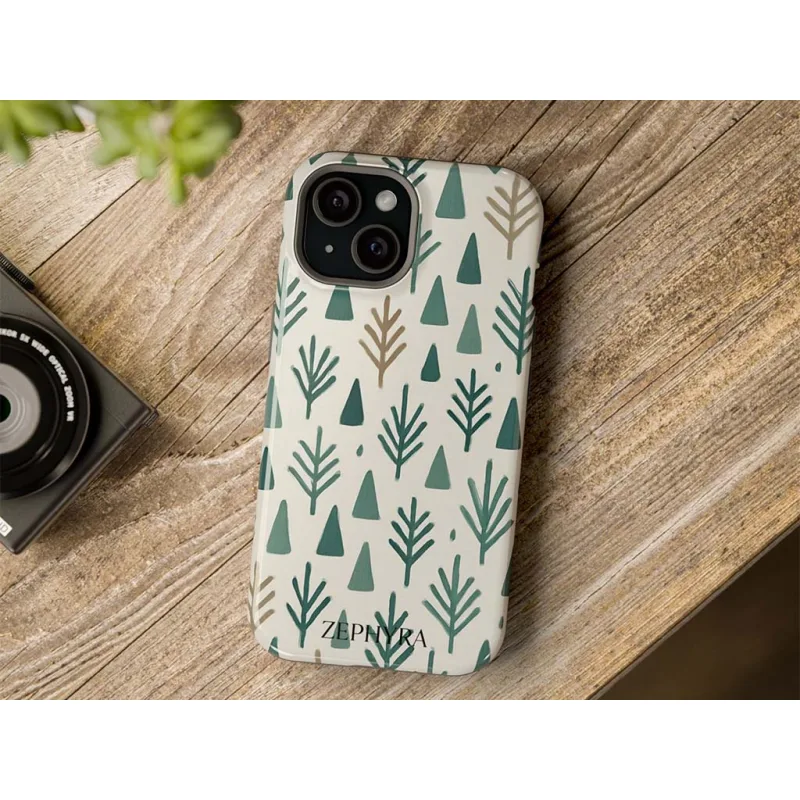ZEPHYRA Evergreen Geometry - iPhone 13 Mini Kryt
