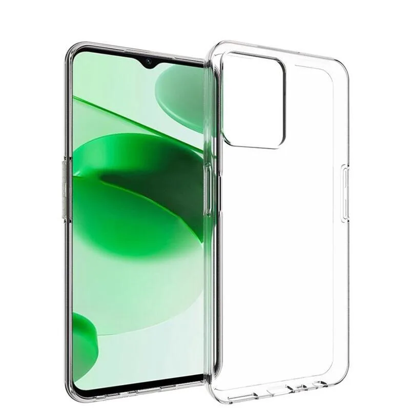 Transparentné Puzdro priesvitné silikónové Realme C35 Farba: Priesvitné 10029