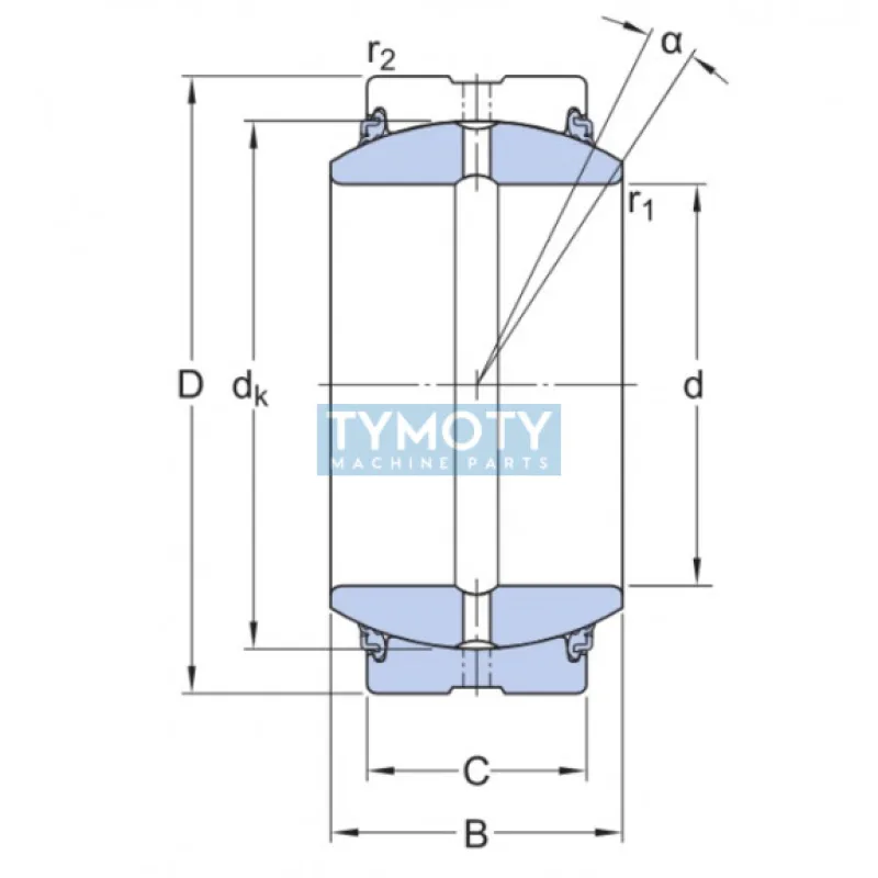 SKF GE 90 TXG3A-2LS kĺbové ložisko