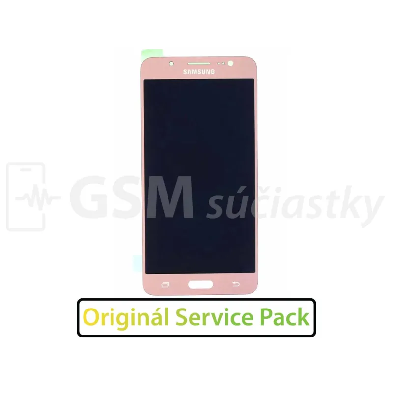 Samsung J510FN Galaxy J5 2016 - LCD displej + Dotykové sklo Originál Farba: Ružová
