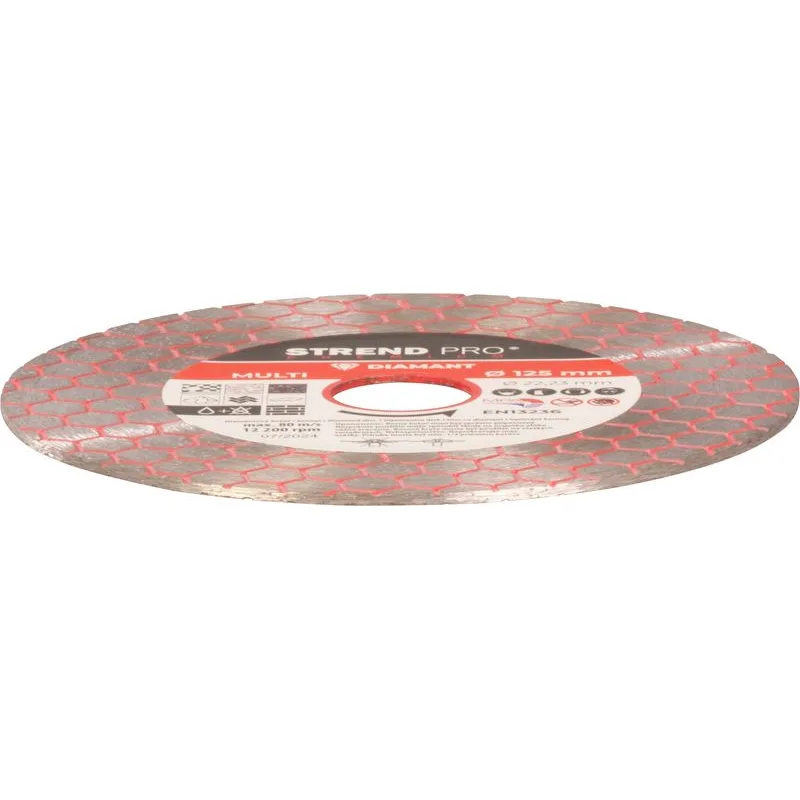 Diamantový kotúč Strend Pro Premium 125 mm, hexagonal, multi