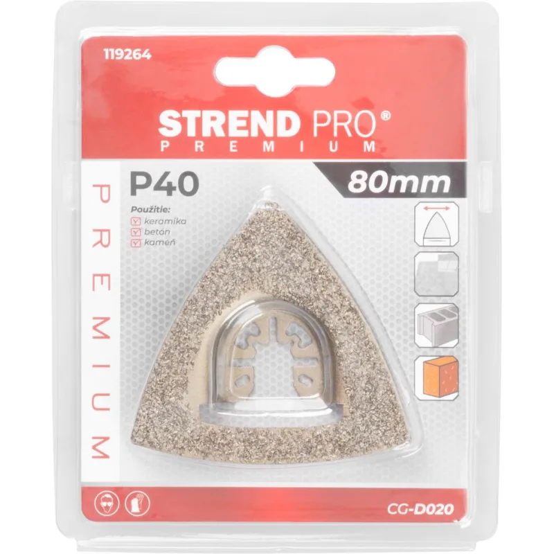Rašpľa Strend Pro CG-D020 80 mm, karbidová, na multibrúsku