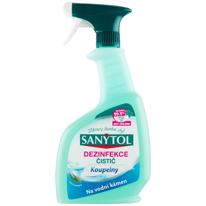 Dezinfekcia Sanytol, čistič do kúpeľne, eukalyptus, 500 ml
