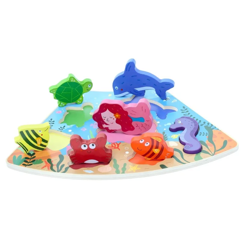 2Kids Toys Drevené puzzle Podvodný svet prepojiteľné