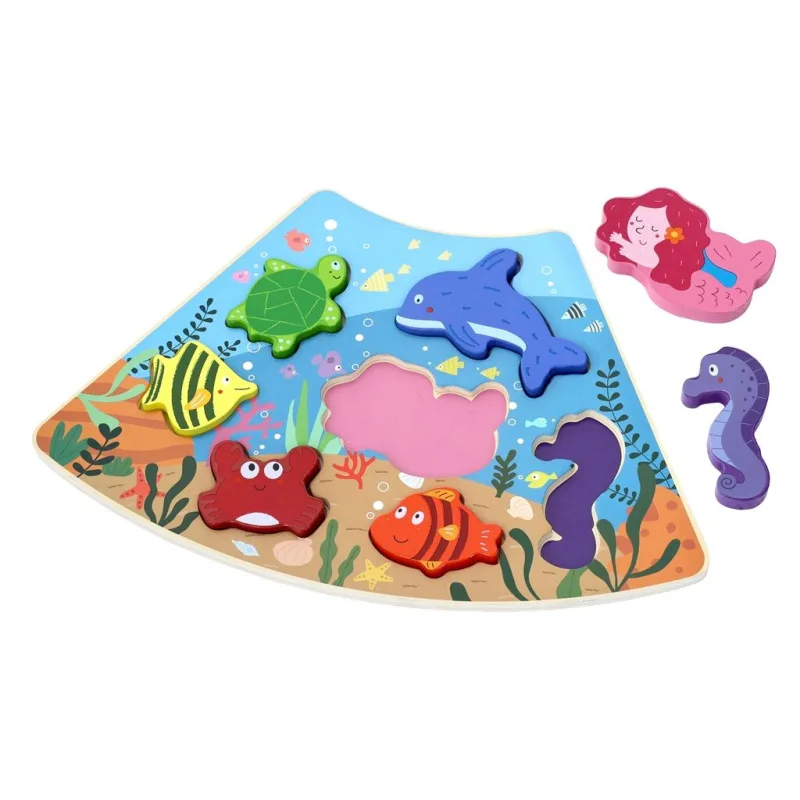 2Kids Toys Drevené puzzle Podvodný svet prepojiteľné
