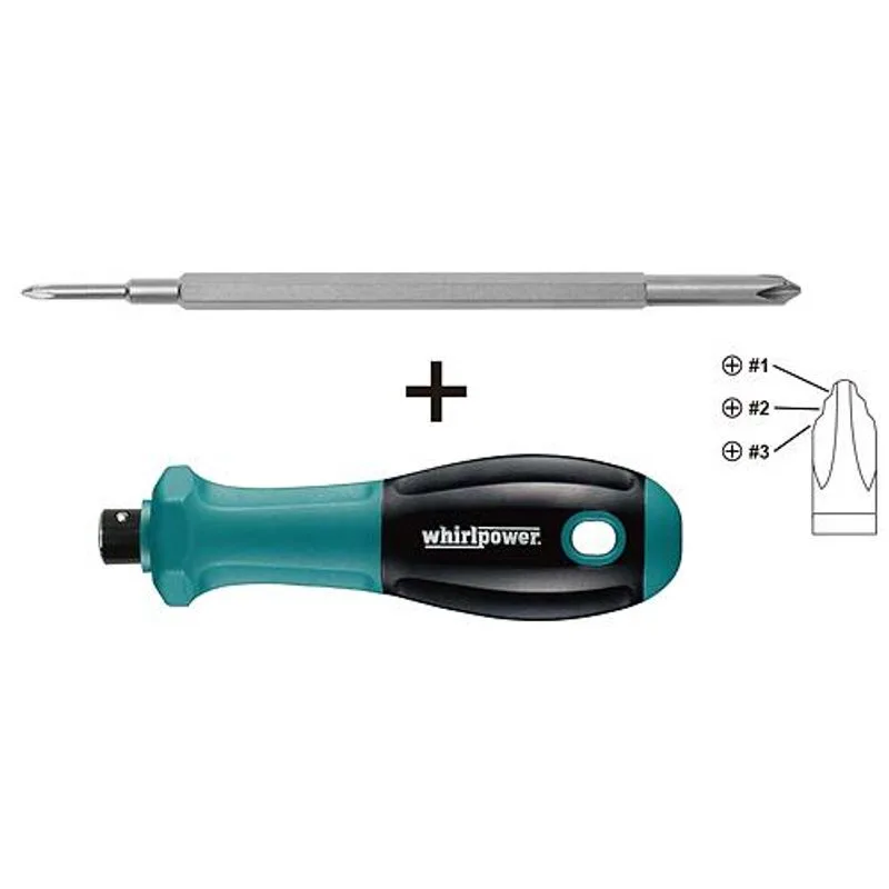 Skrutkovač WHIRLPOWER 96-8402, 1/4", 150 mm, QuickBit