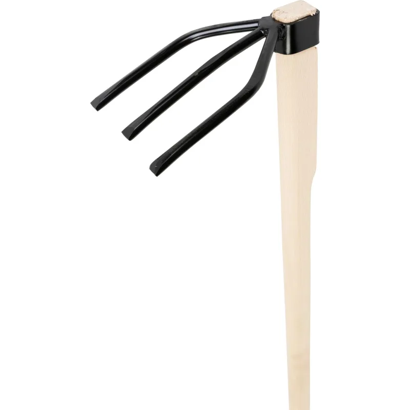 Motyka 3-rohá, drevená násada 120 cm