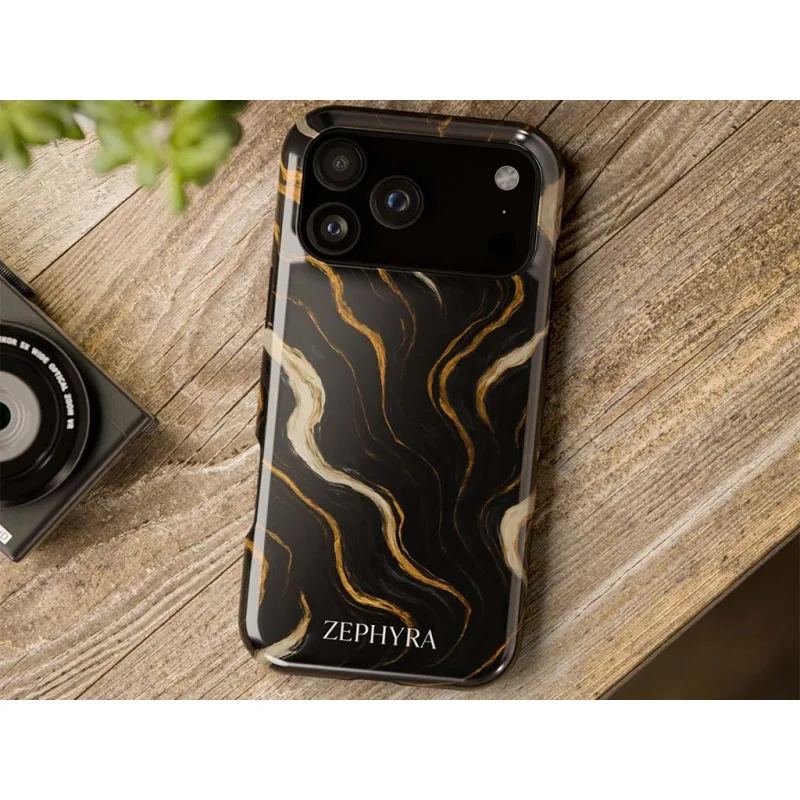 ZEPHYRA Noir Luxe Marble - iPhone 17 Pro Max Kryt