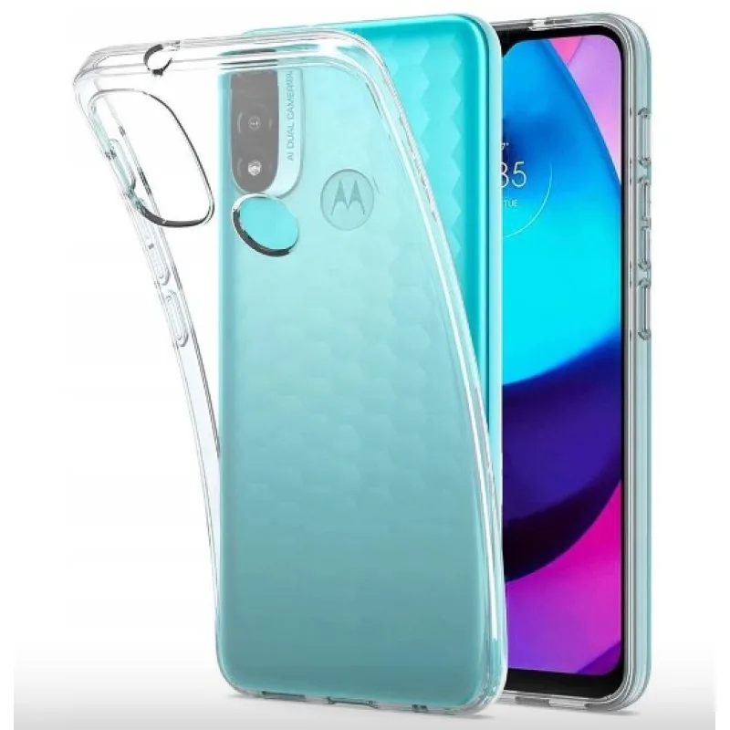 Transparentné Puzdro priesvitné silikónové Motorola Moto E20, E30, E40, E20S Farba: Priesvitné 2191