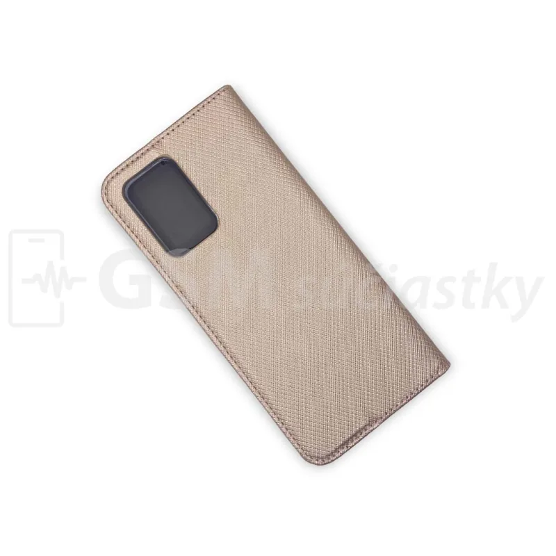 Smart Book Knižkové puzdro Xiaomi Redmi 10, Redmi 10 2022, Zlaté