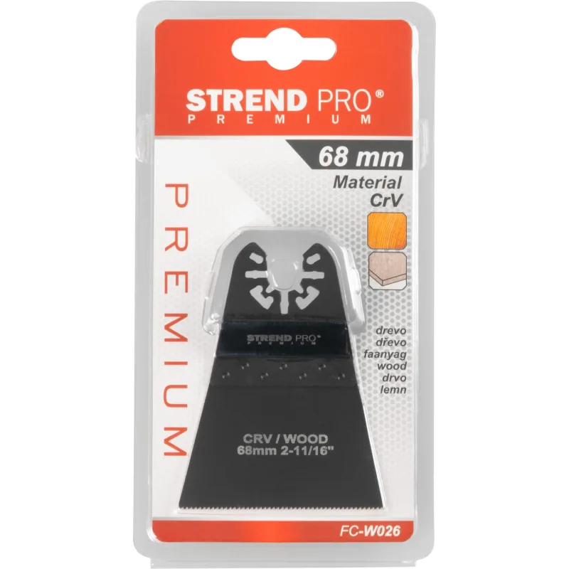 Pílový list Strend Pro FC-W026 68 mm, na multibrúsku, Cr-V