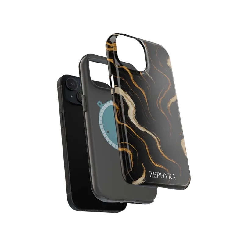 ZEPHYRA Noir Luxe Marble - iPhone 15 Plus Kryt