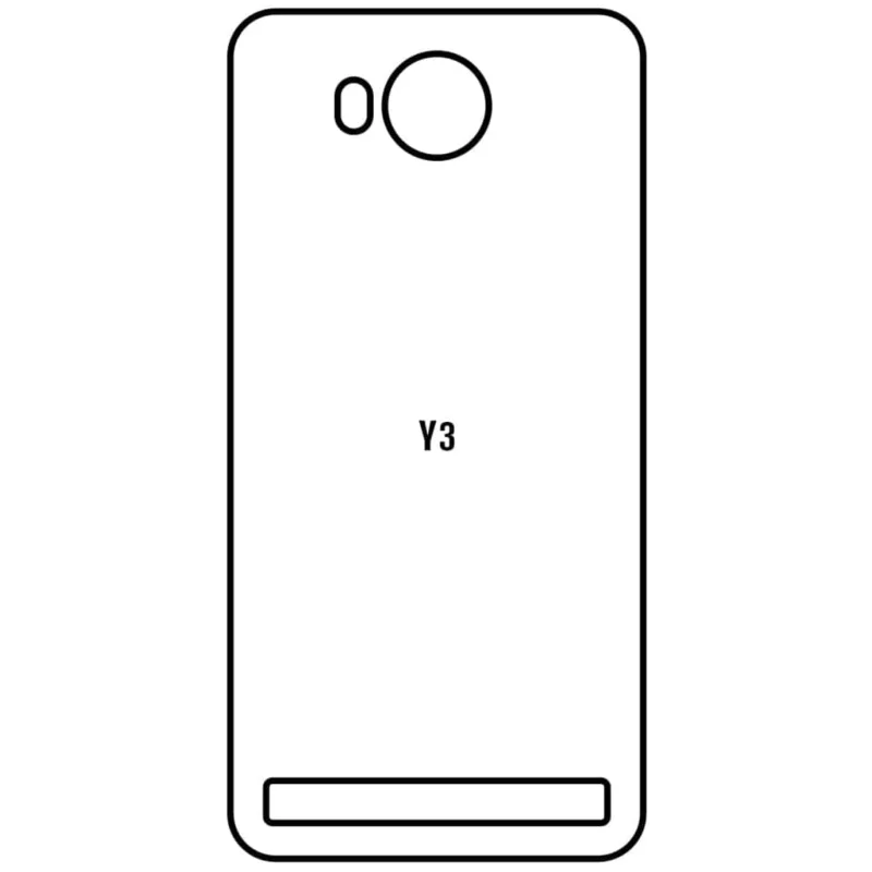 Ochranná fólia Sunshine Hydrogel pre Huawei Y3 II Variant:: zadná čirá