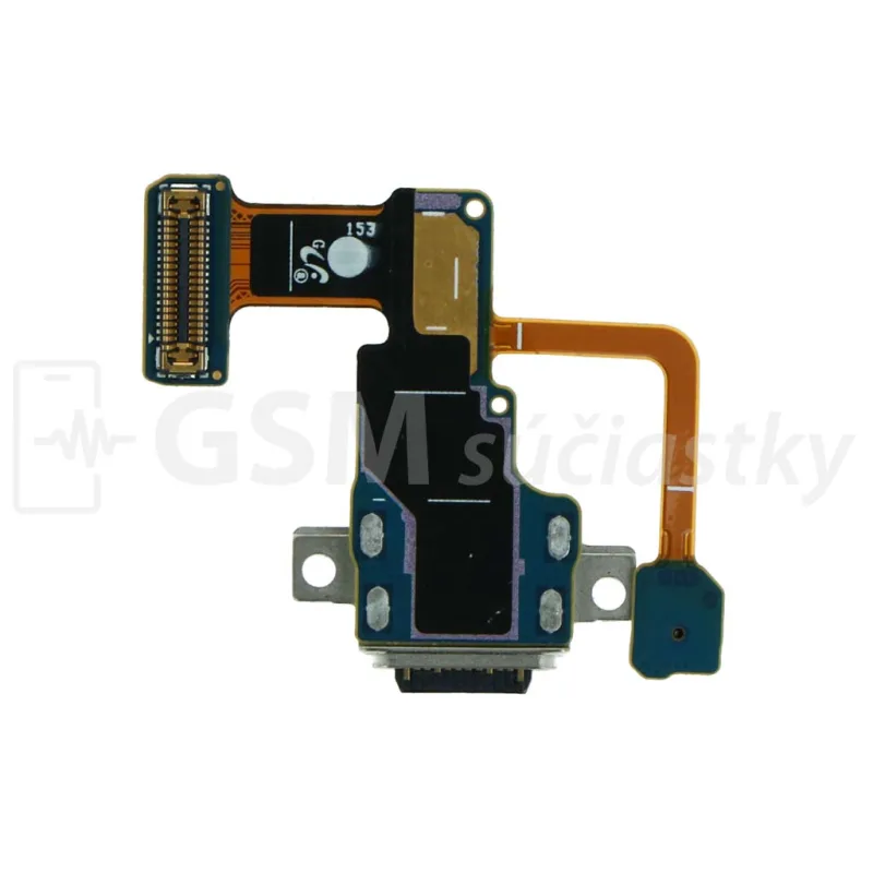 Flex kábel nabíjania Samsung N960F Galaxy Note 9 - nabíjací konektor, mikrofón Variant:: nabíjací konektor, doska a mikrofón