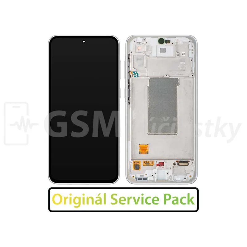 Samsung A366 Galaxy A36 5G - LCD displej + Dotykové sklo a Rám Originál Farba: Čierna