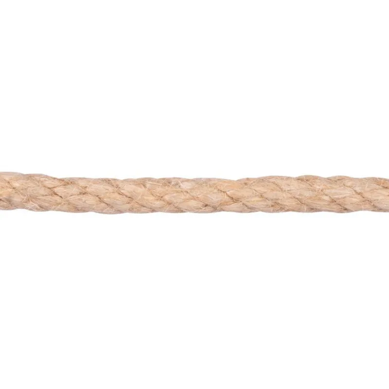 Lano Strend Pro Premium 8 mm, jutové, prírodné, stáčané, 20 m