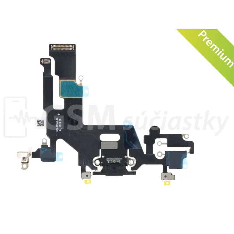 Flex kábel nabíjania iPhone 11 - nabíjací konektor, mikrofón