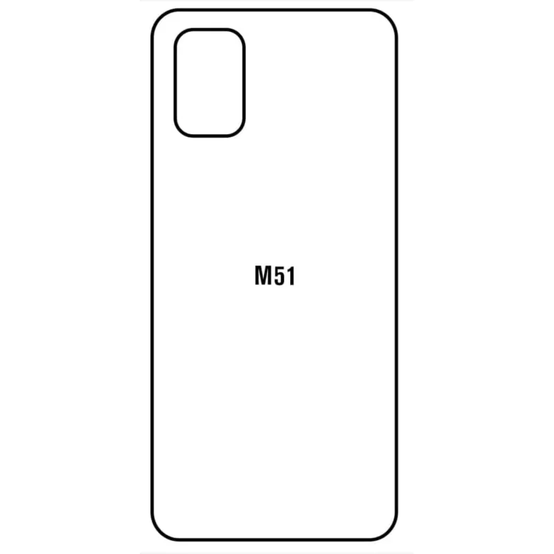 Ochranná fólia Sunshine Hydrogel pre Samsung Galaxy M51 (SM-M515) Variant:: zadná čirá