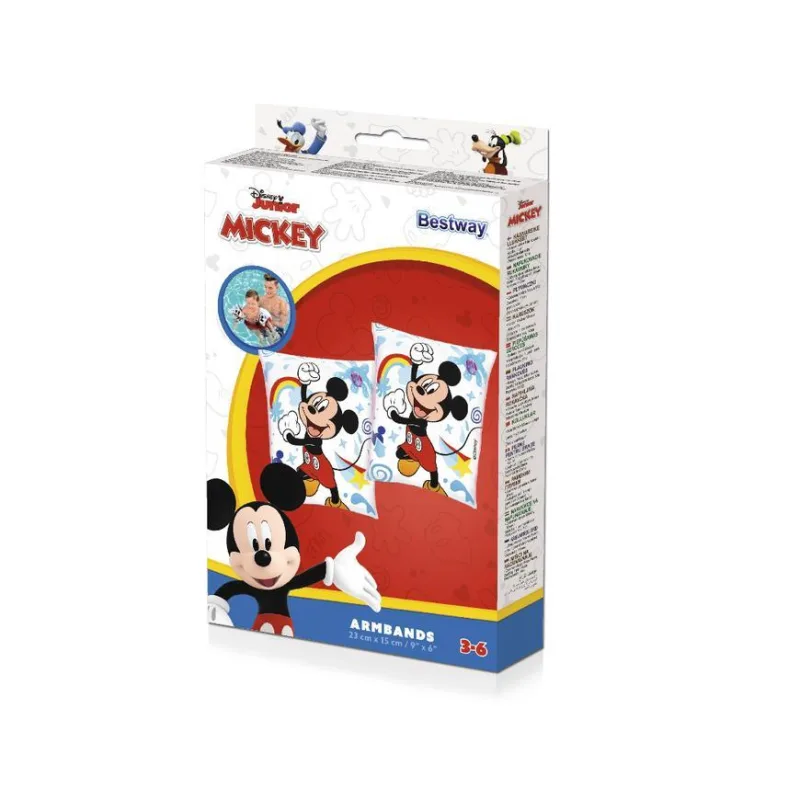Rukávniky Bestway® 91002, Mickey&Friends, detské, nafukovacie, 230x150 mm
