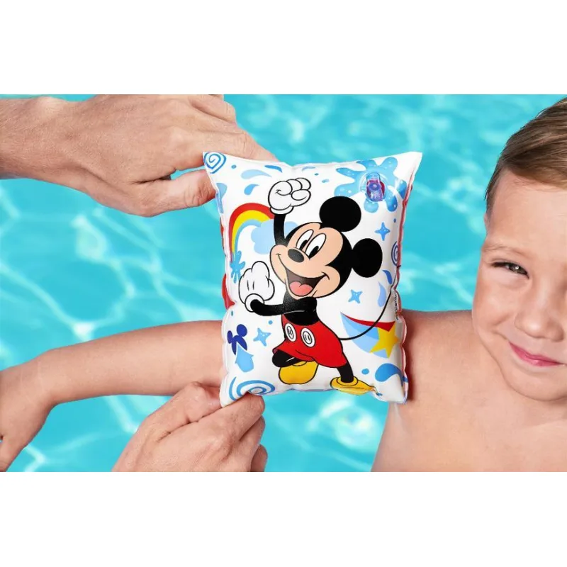 Rukávniky Bestway® 91002, Mickey&Friends, detské, nafukovacie, 230x150 mm