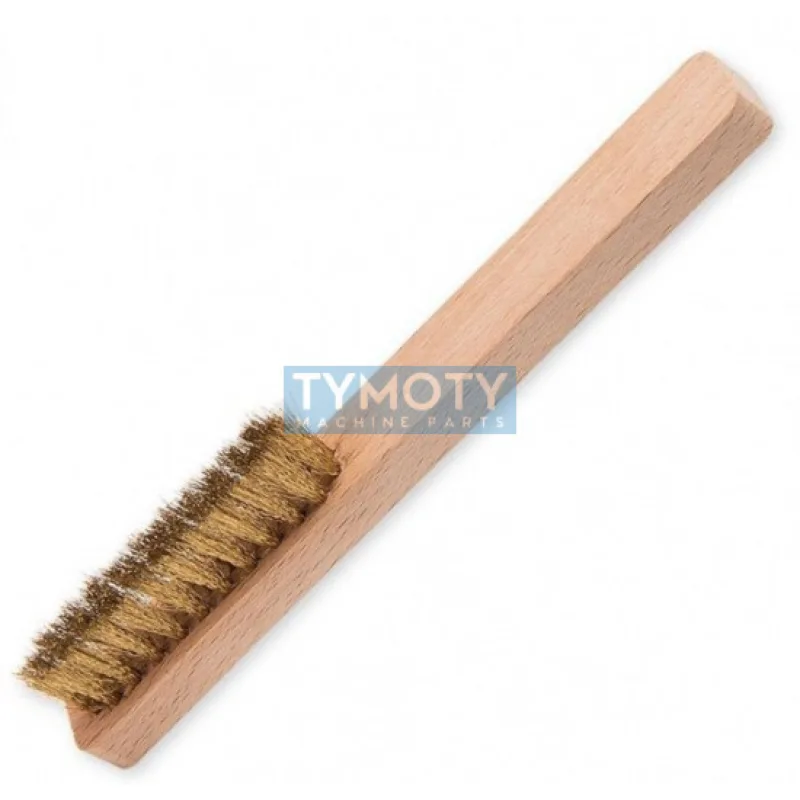 Kefa hodinárska s drevenou rukoväťou, 3-radový mosadzný vlnitý drôt 0,25 mm/KART 1111122