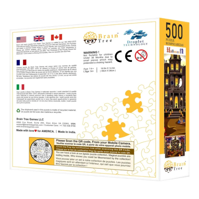 Brain Tree Puzzle Halloween 500 dielikov