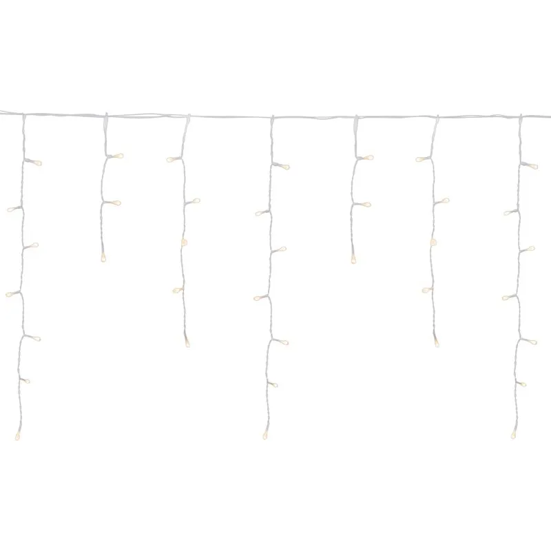 Vianočné osvetlenie reťaz Icicle, 200 LED, teplá biela, MULTI CONNECT, 5 m, exteriér